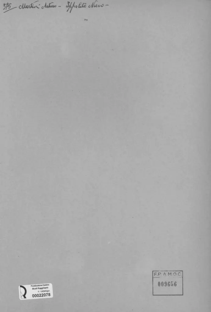 Anonimo, Anonimo , retro