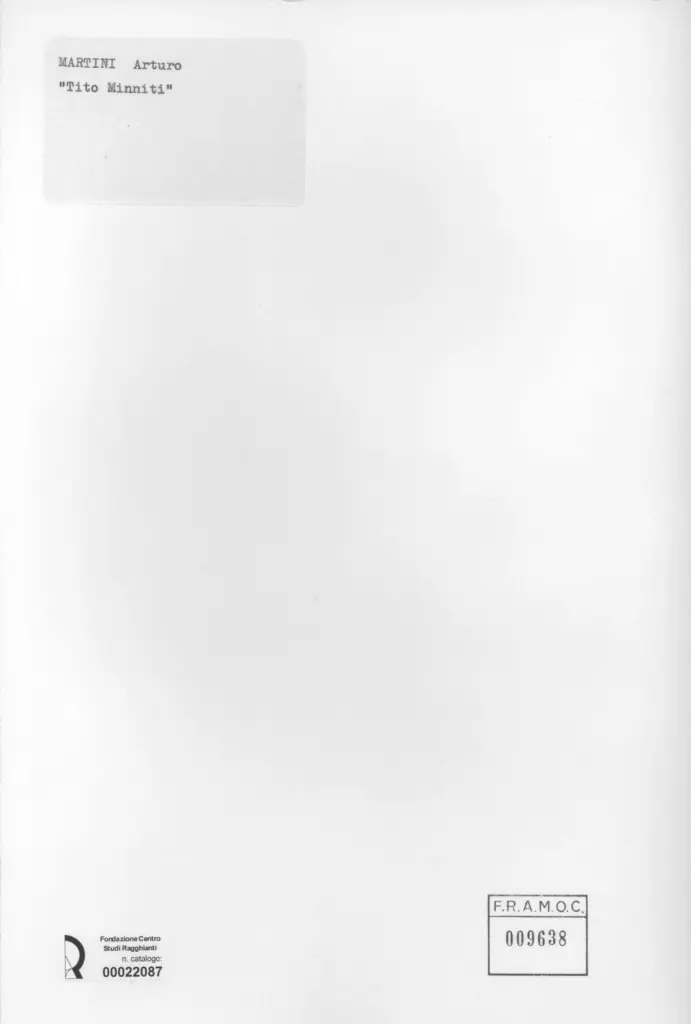 Anonimo, Anonimo , retro