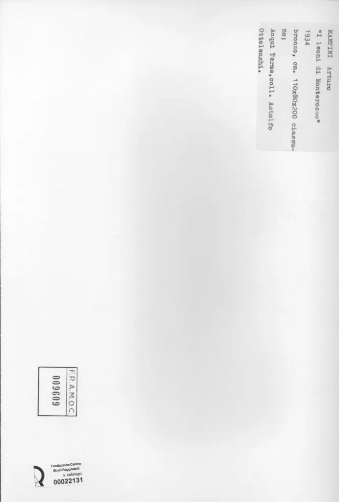 Anonimo , Martini, Arturo - sec. XX -