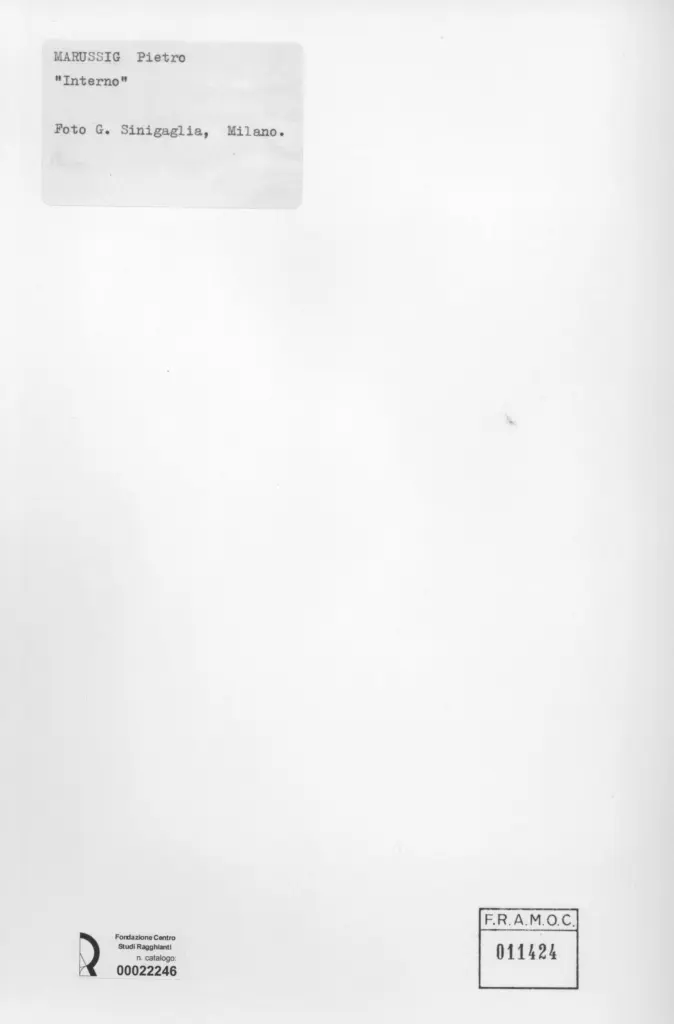 Sinigaglia, Gian , retro