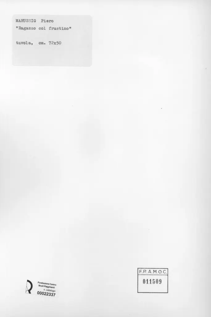 Anonimo , Marussig, Piero , retro