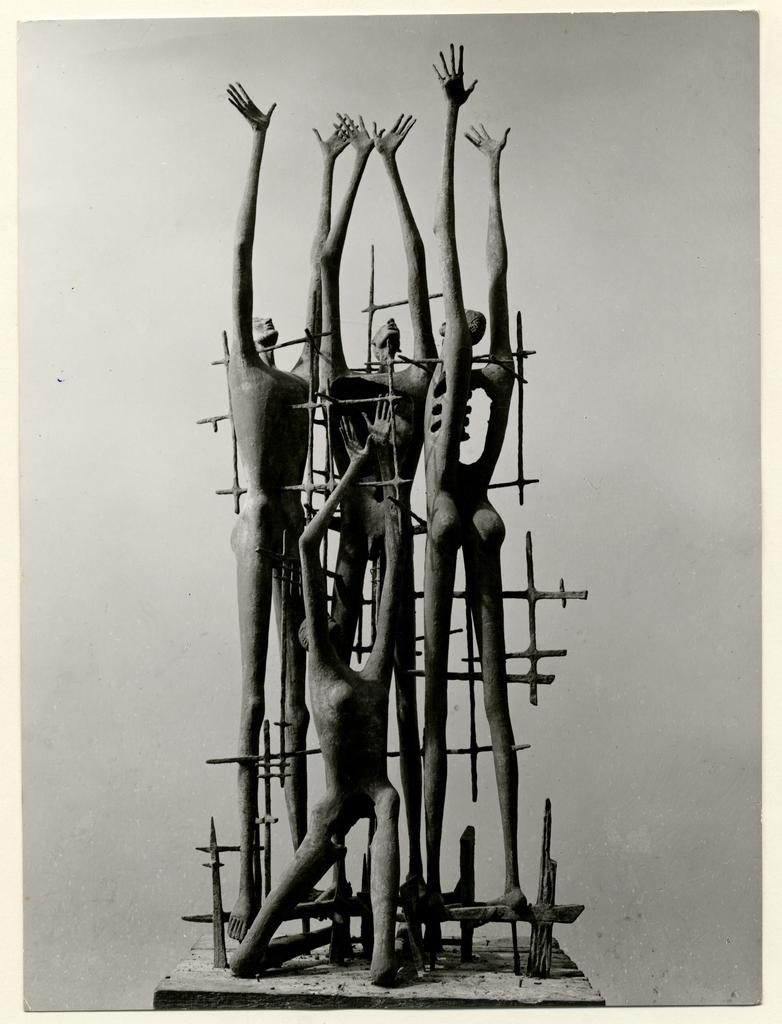 Foto Pozzar , Mascherini, Marcello - sec. XX - Auschwitx , fronte