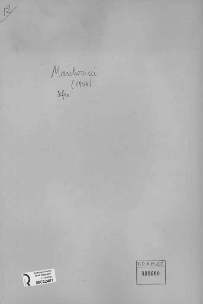 Anonimo, Anonimo , retro