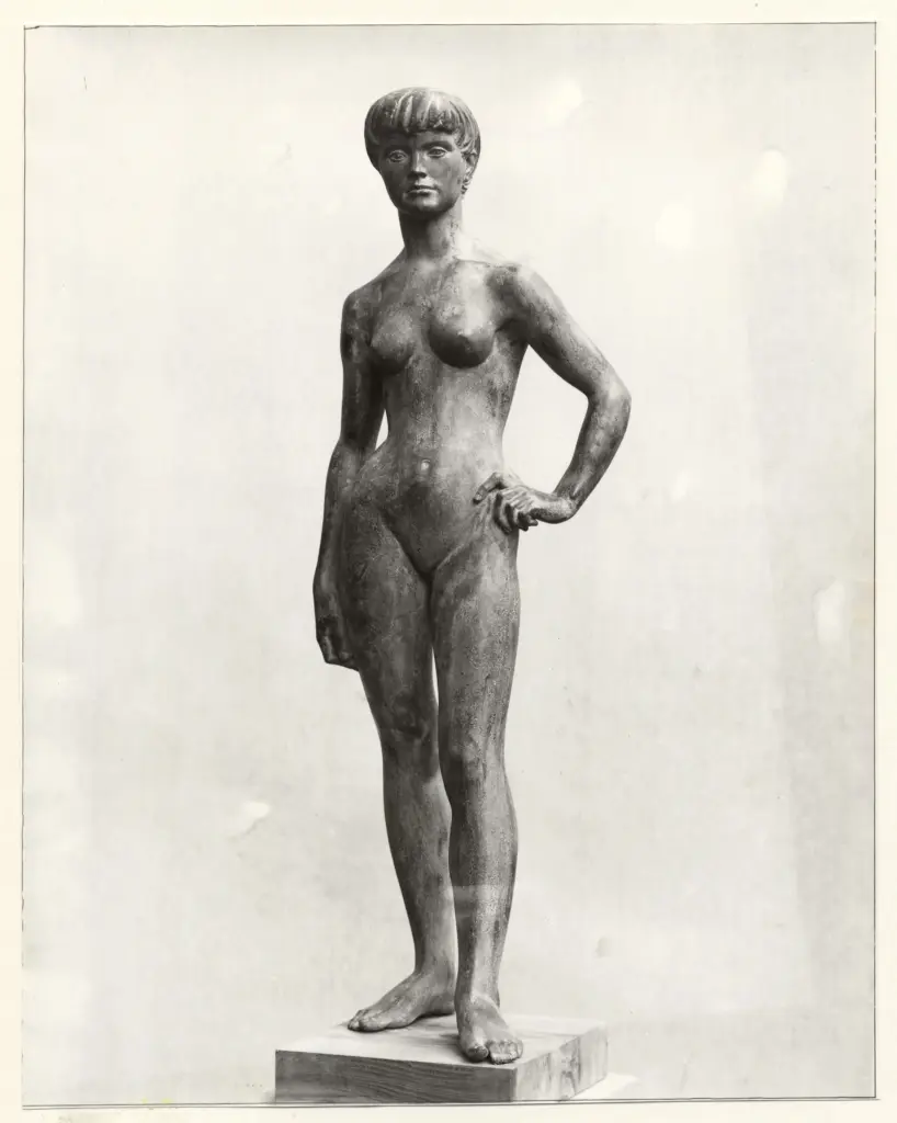 Anonimo , Mazzacurati, Marino - sec. XX - Giovinetta , fronte