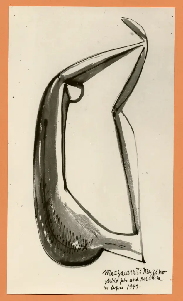 Mazzacurati, Marino , Studio per una scultura