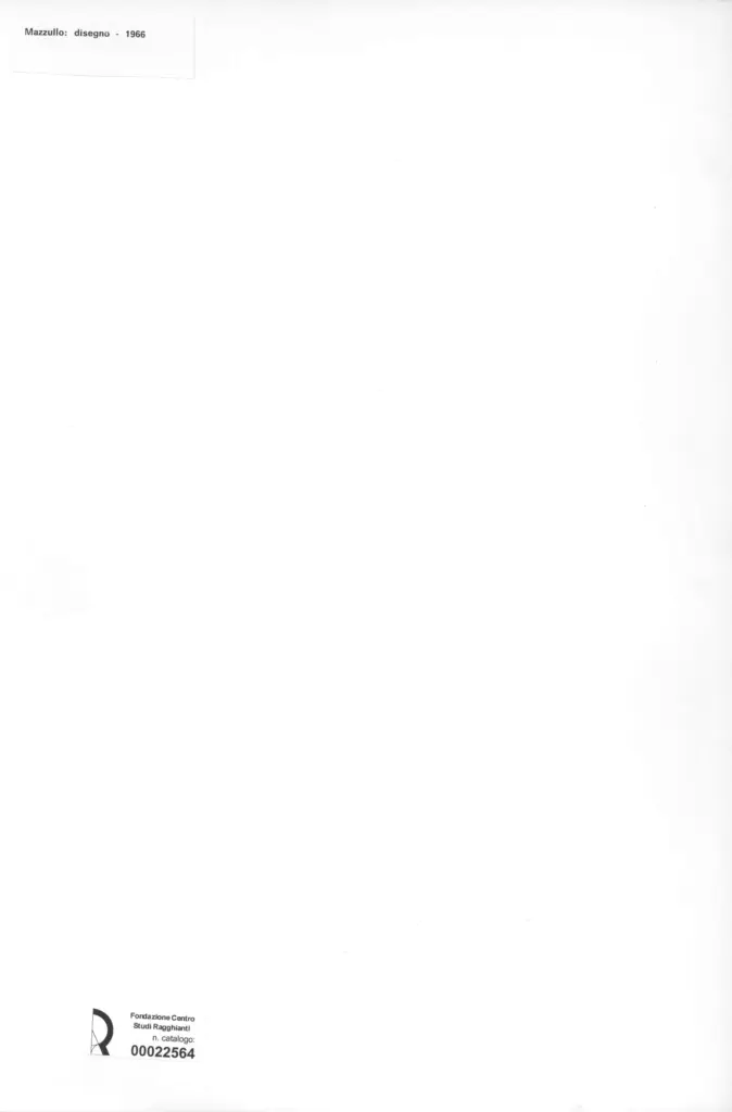 Anonimo , Mazzullo, Giuseppe - sec. XX - Disegno , retro