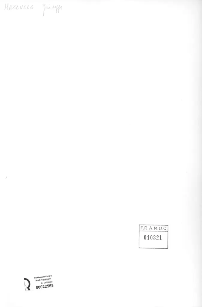 Anonimo , Mazzullo, Giuseppe - sec. XX - Busto , retro