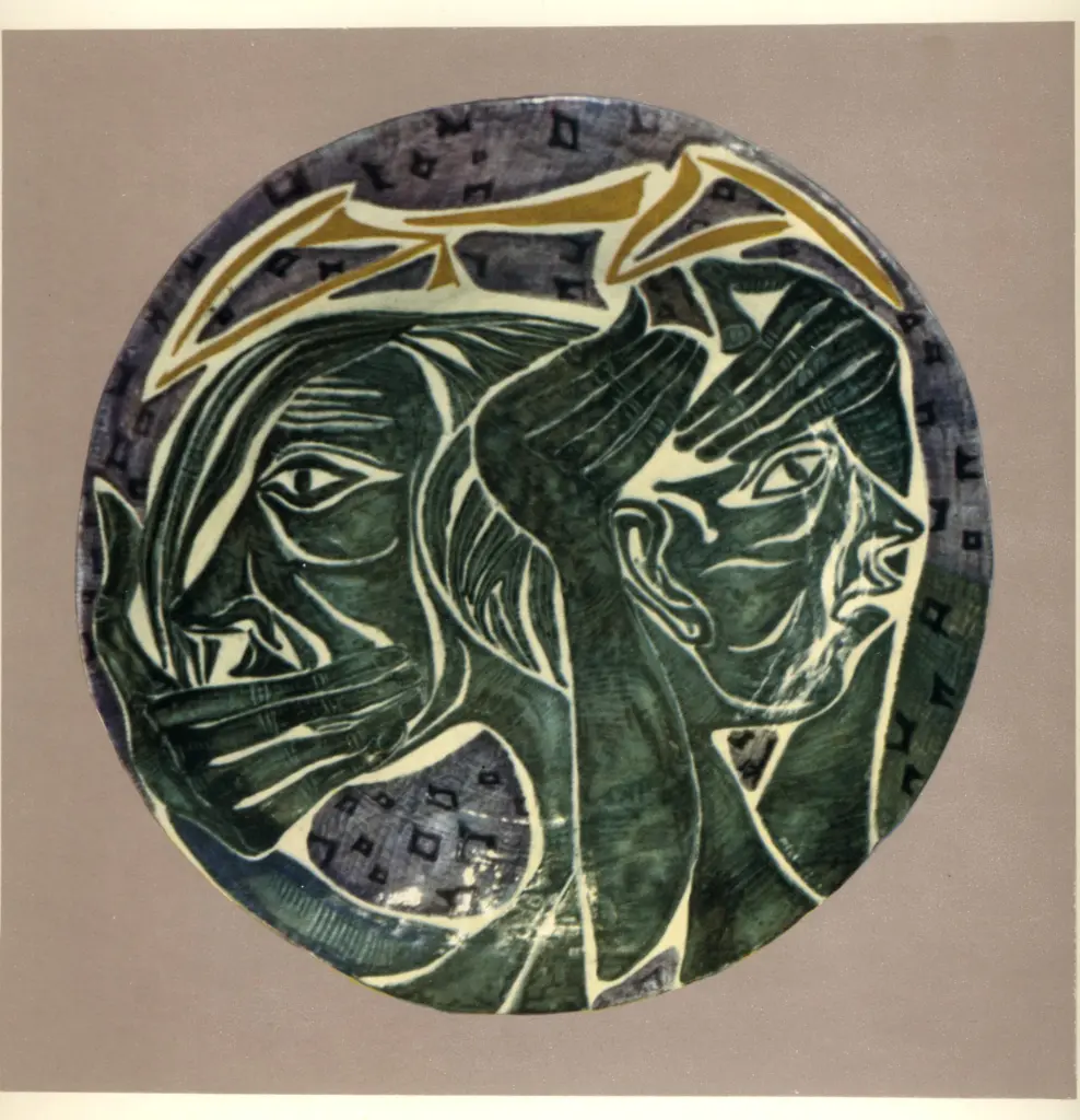 Meli, Salvatore , Piatto dipinto