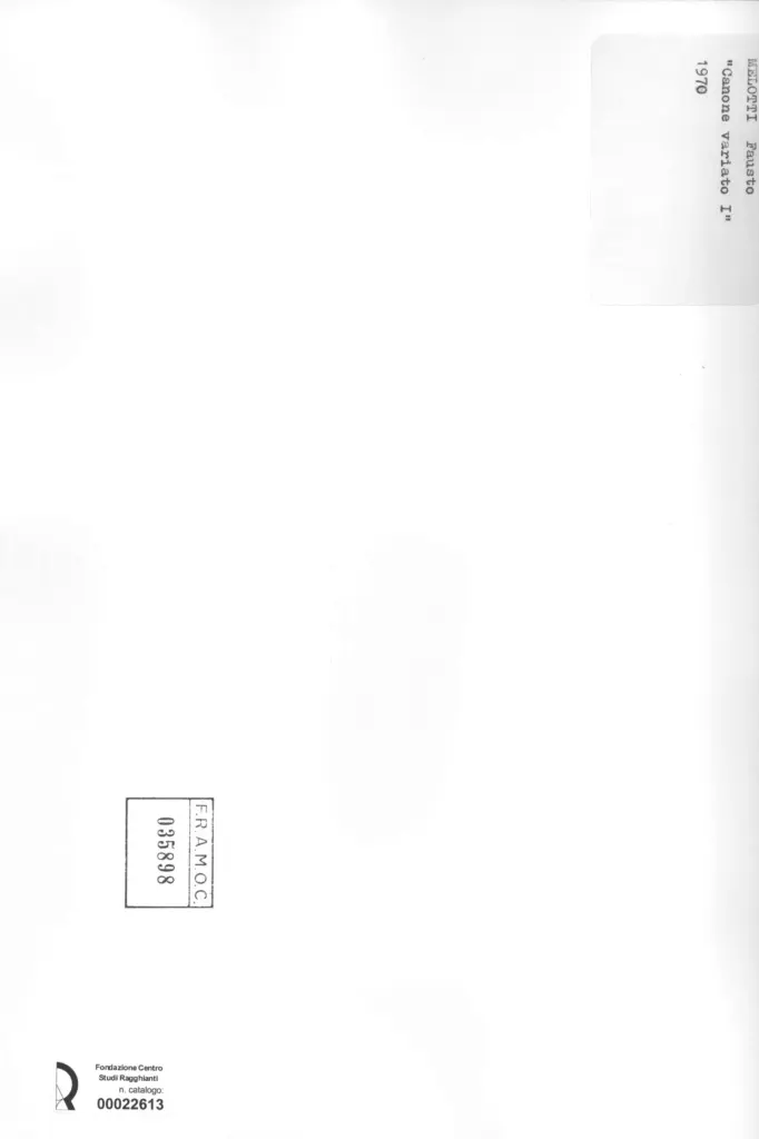 Anonimo, Anonimo , retro