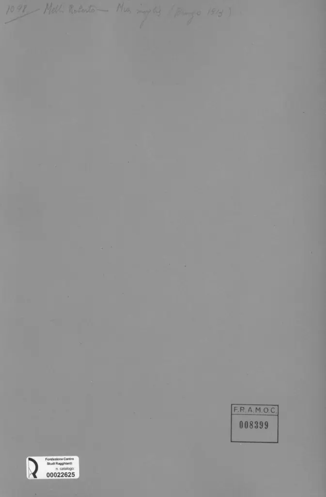 Anonimo, Anonimo , retro