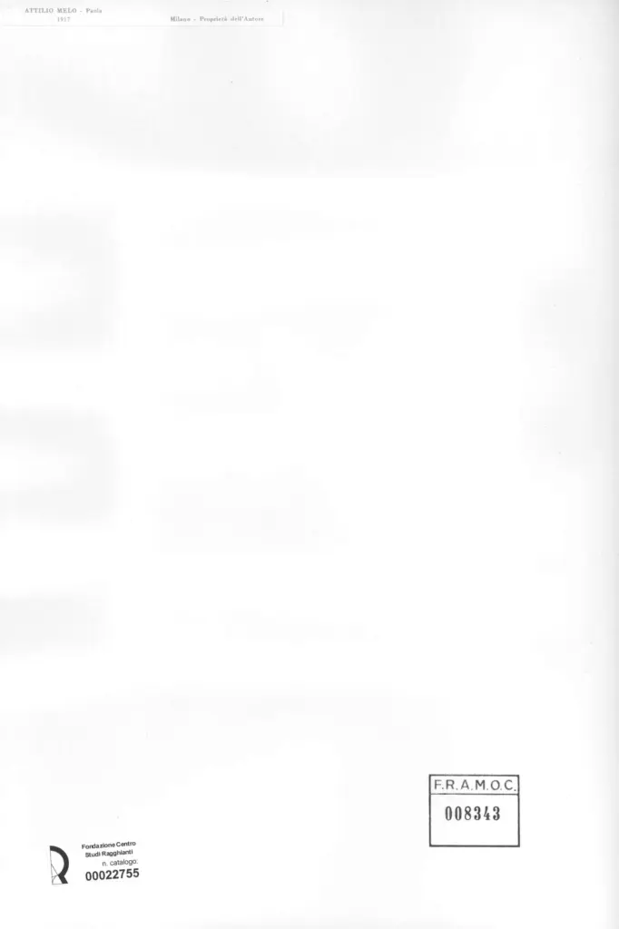 Anonimo , Melo, Attilio - sec. XX - Paola , retro