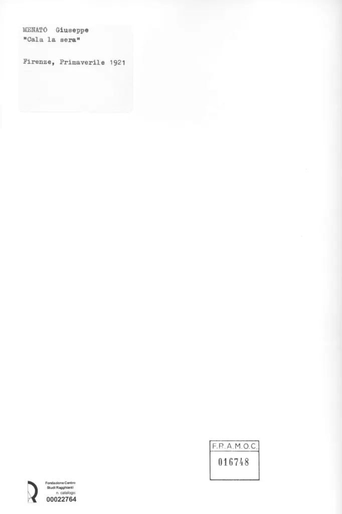 Anonimo , Menato, Giuseppe - -