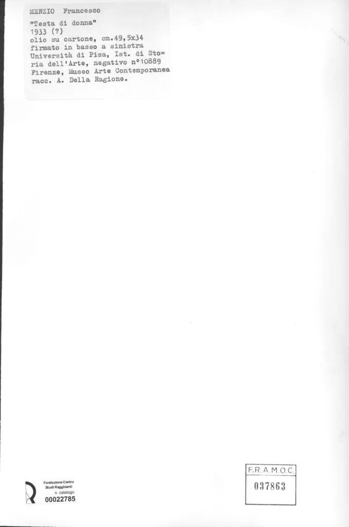 Universit&agrave; di Pisa. Dipartimento di Storia delle Arti , retro