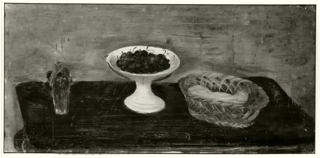 Fotografia Ferruzzi , Menzio, Francesco - sec. XX - Natura morta con ciliege , fronte