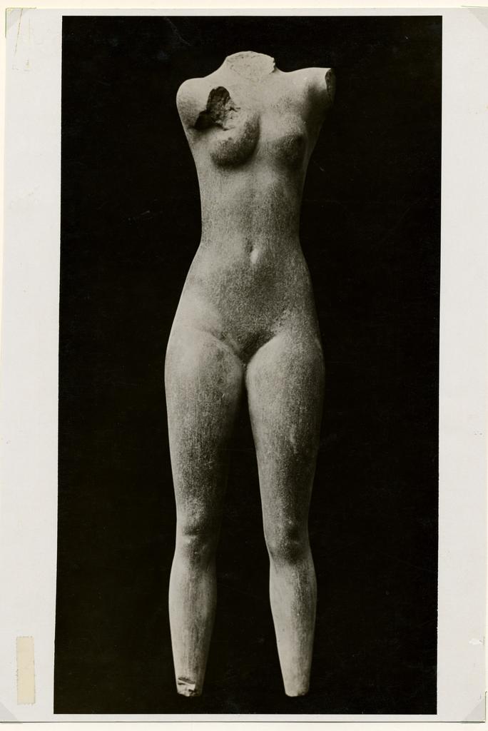 Anonimo , Messina, Francesco - sec. XX - Torso di Venere , fronte