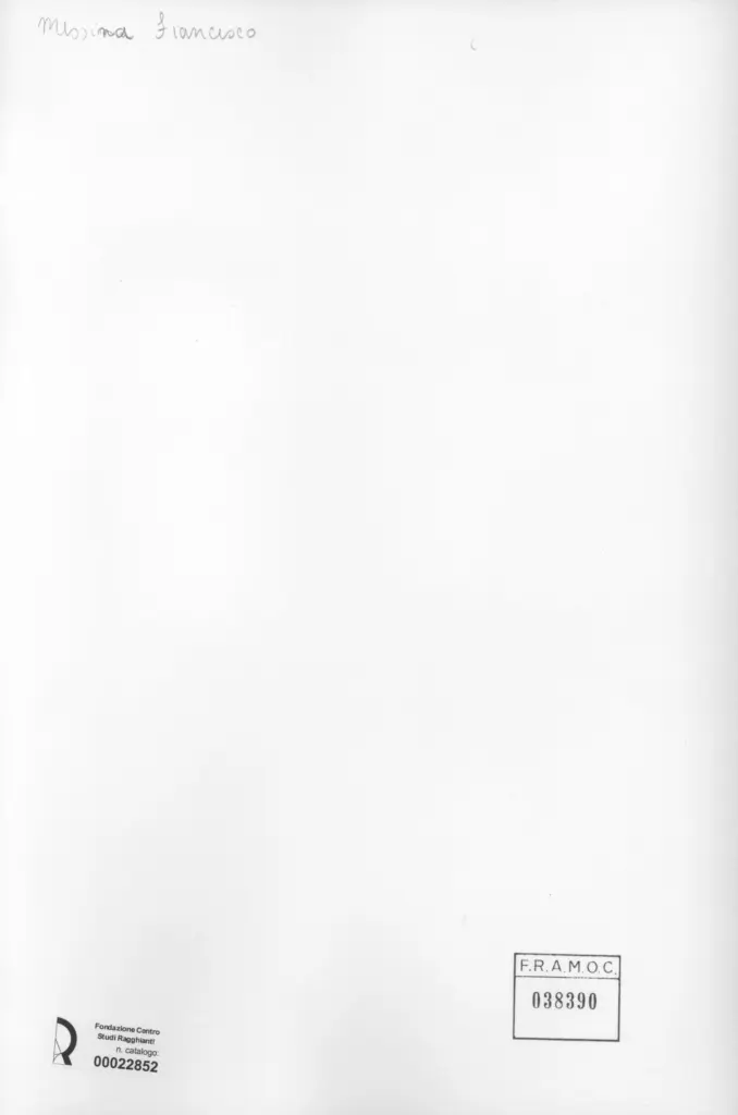 Anonimo, Anonimo , retro