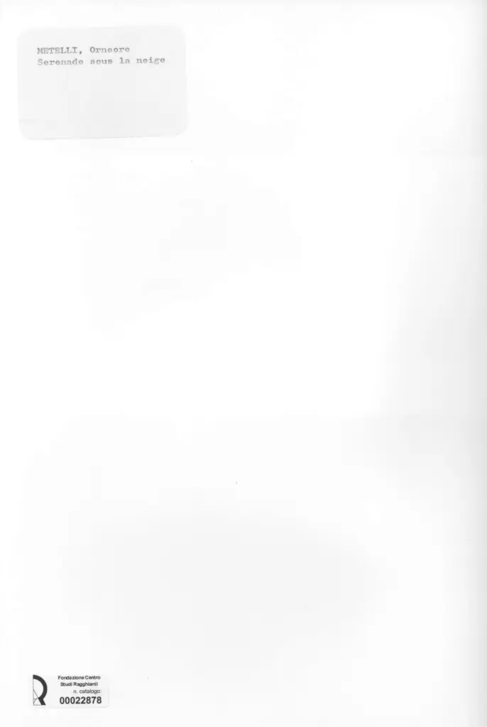 Anonimo, Anonimo , retro