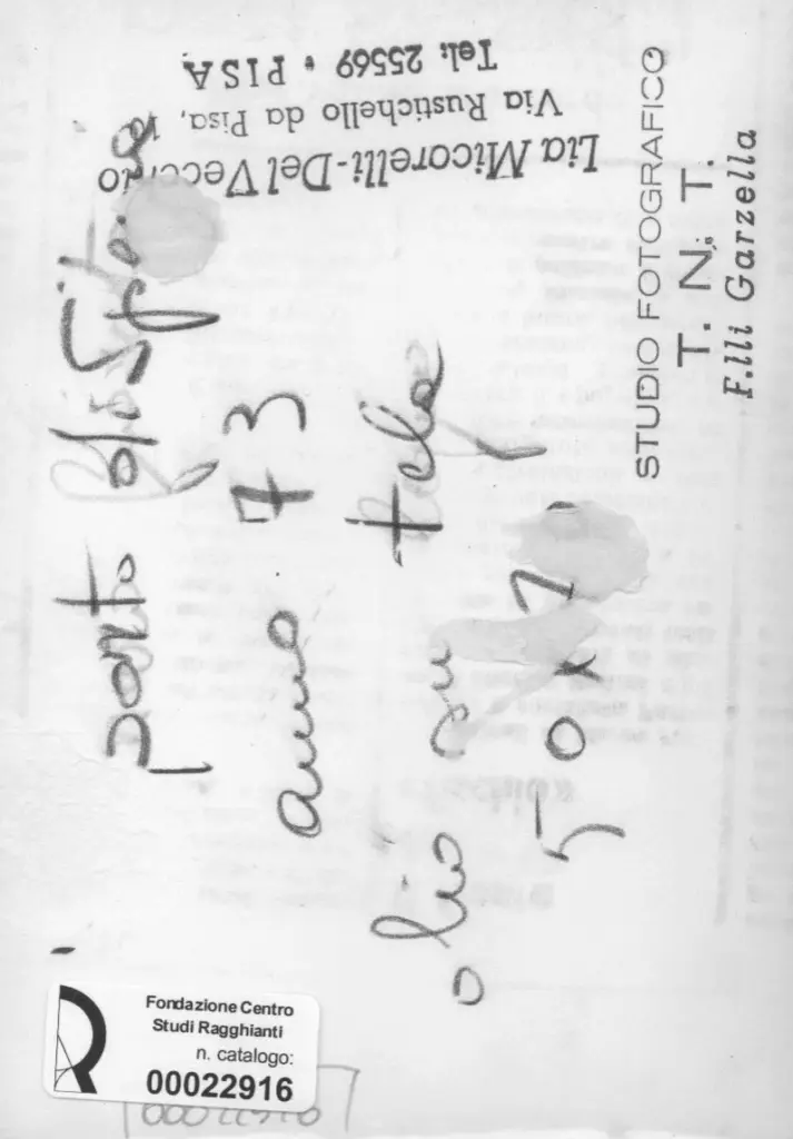 Garzella, Fratelli , retro