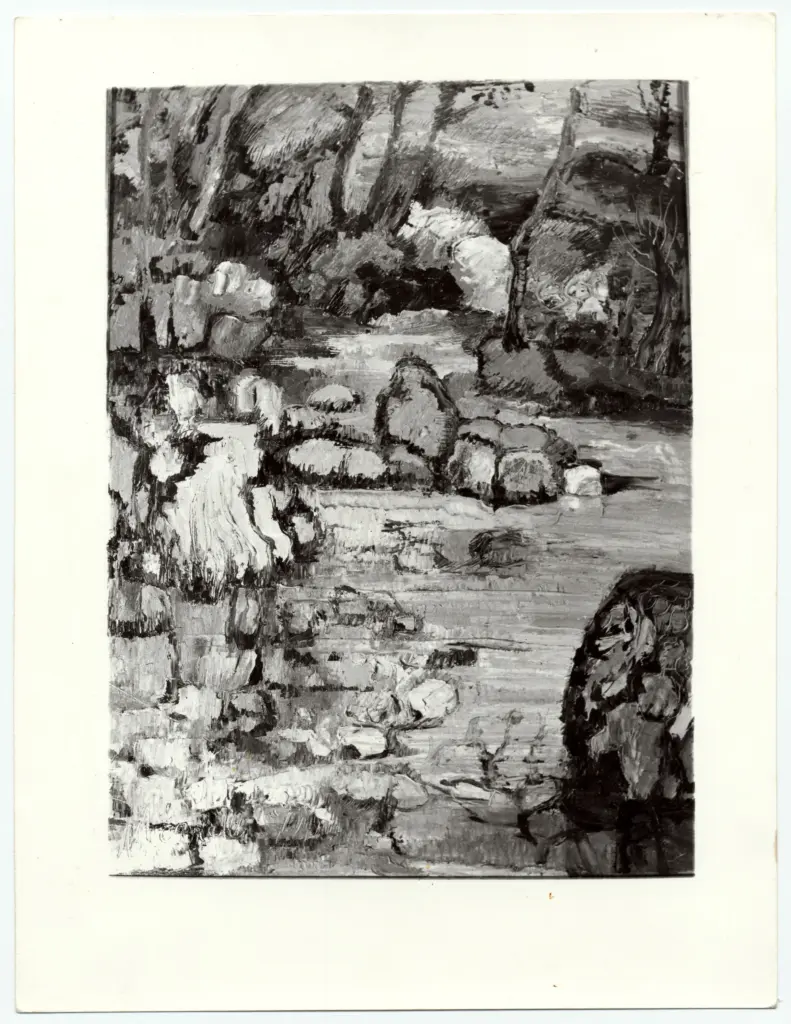 Micarelli, Lia , Ruscello nel bosco