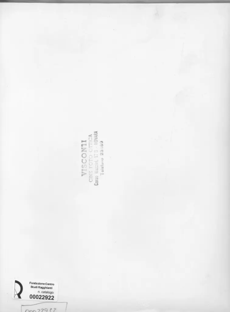 Foto Visconti , retro