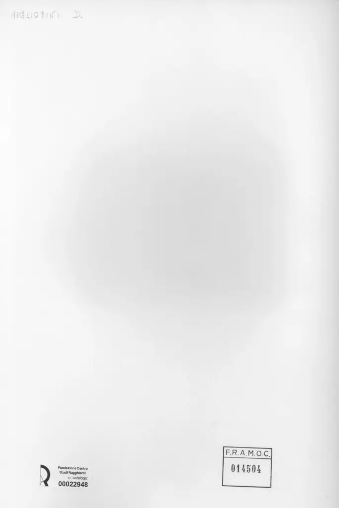 Anonimo , Migliorini, Dini - sec. XX - Sacchetto di mele , retro