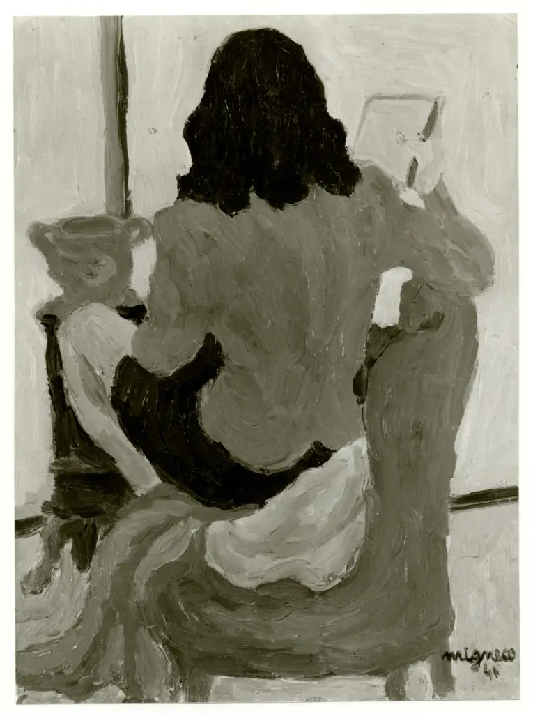 Migneco, Giuseppe , Donna seduta