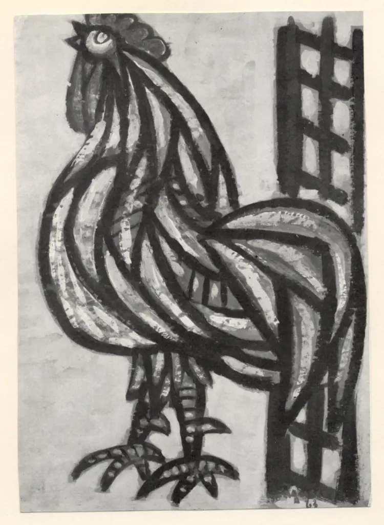 Migneco, Giuseppe , Il gallo