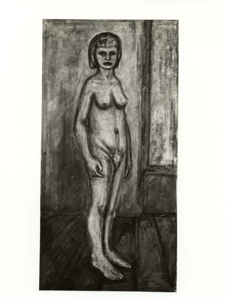 Milia, Franco , Nudo in piedi -