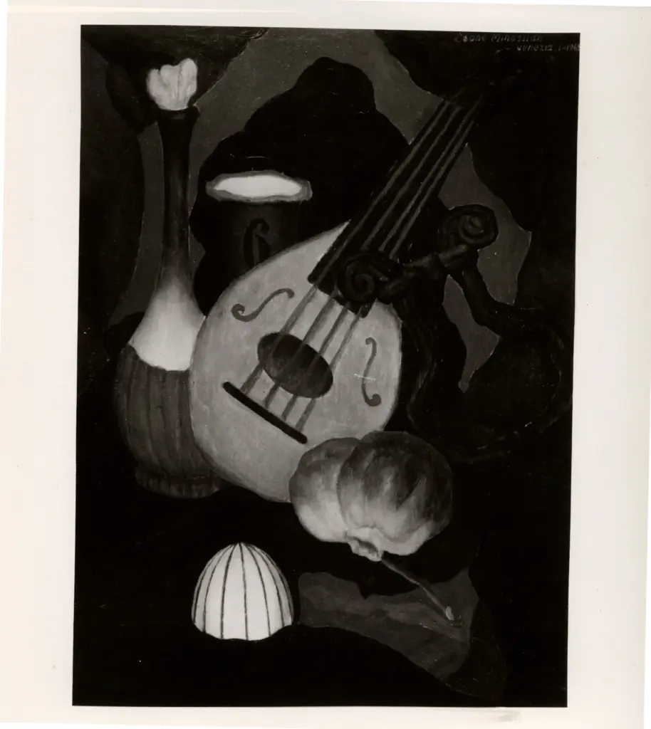 Anonimo , Minassian, Leone - sec. XX - Natura morta , fronte