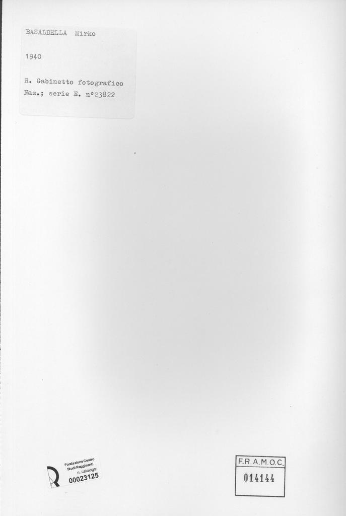 Istituto Centrale per il Catalogo e la Documentazione: Fototeca Nazionale , retro