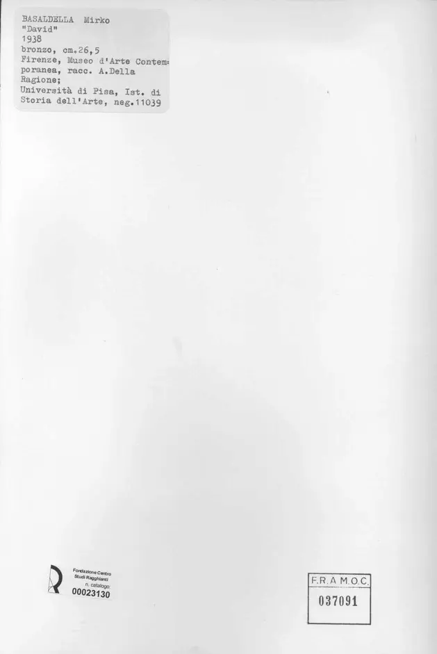 Universit&agrave; di Pisa. Dipartimento di Storia delle Arti , retro