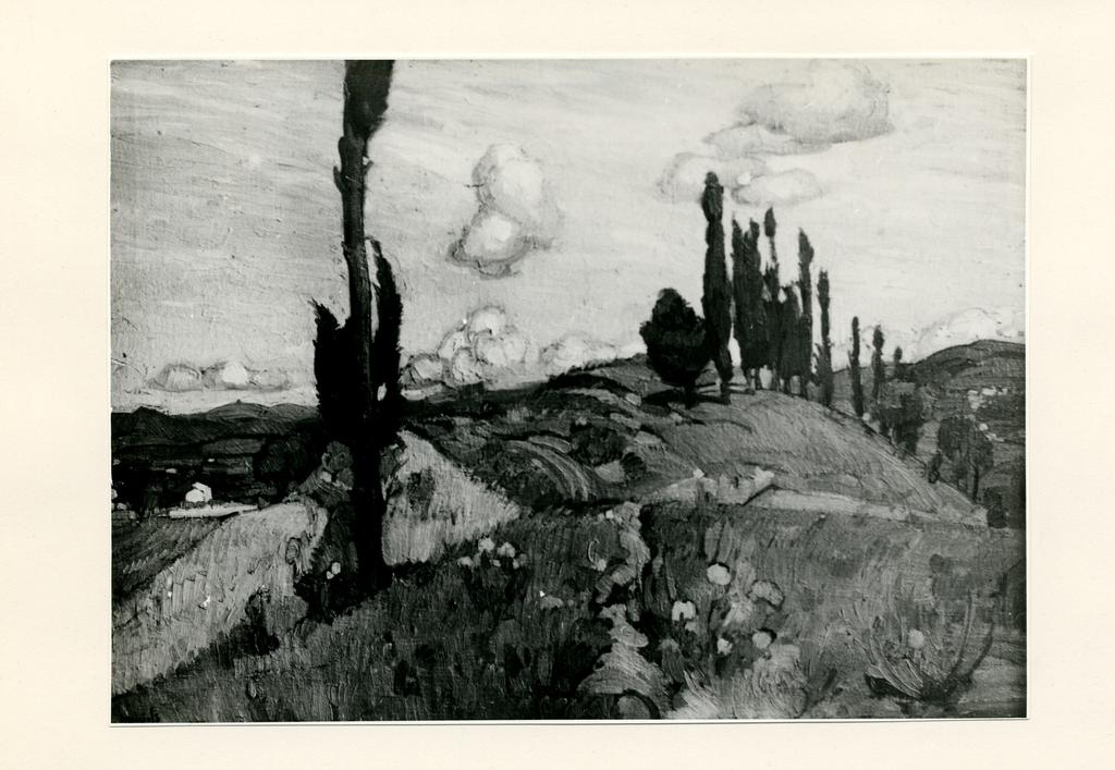 Anonimo , Moggioli, Umberto - sec. XX - Colline veronesi , fronte