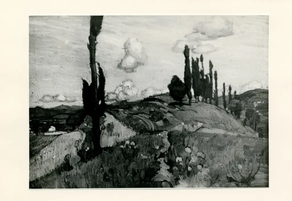 Anonimo , Moggioli, Umberto - sec. XX - Colline veronesi , fronte