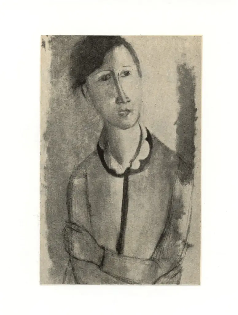 Anonimo , Modigliani, Amedeo - sec. XX - Masque de Jeune Fille , fronte