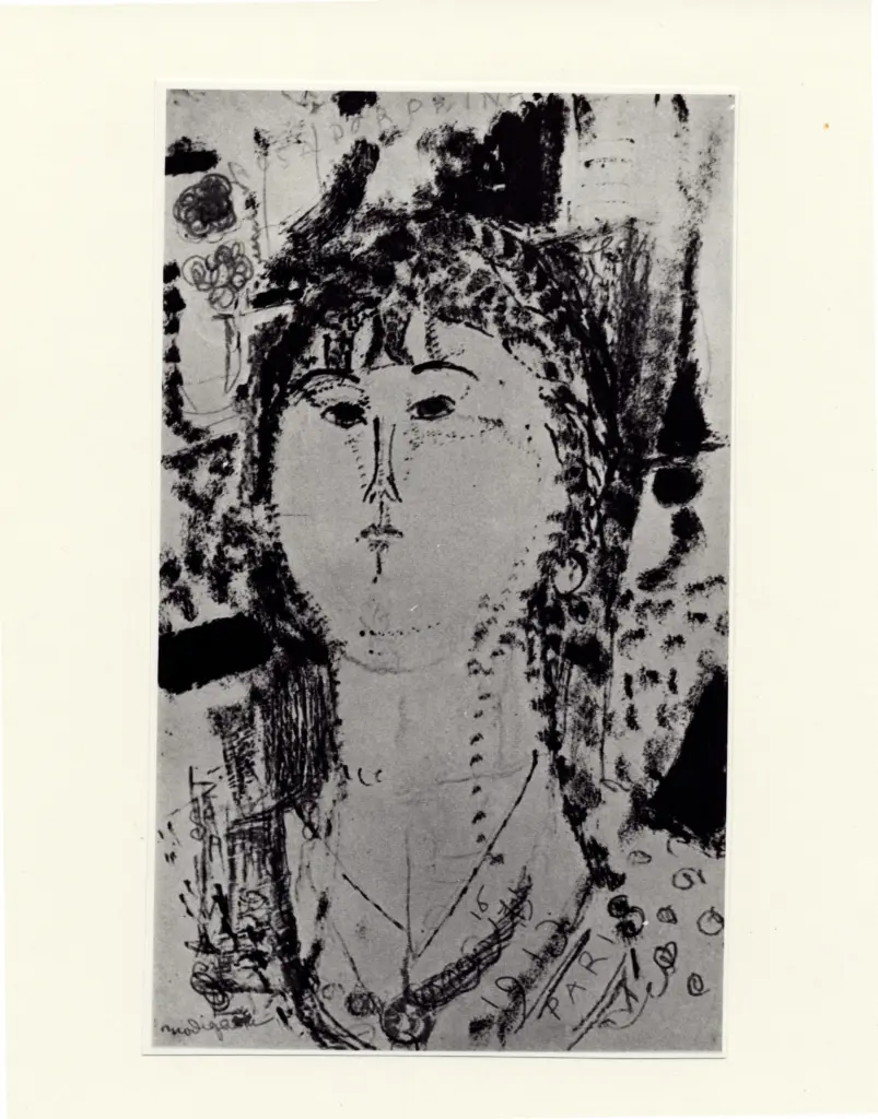 Anonimo , Modigliani, Amedeo - sec. XX - Rosa porporina , fronte