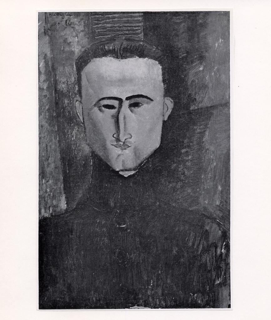 Anonimo , Modigliani, Amedeo - sec. XX - Portrait of the Poet Rouveyre , fronte