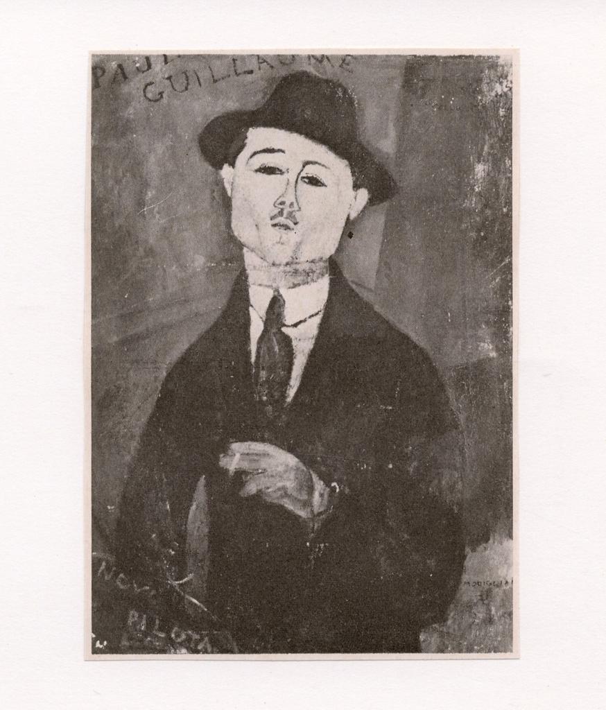 Anonimo , Modigliani, Amedeo - sec. XX - Paul Guillaume , fronte