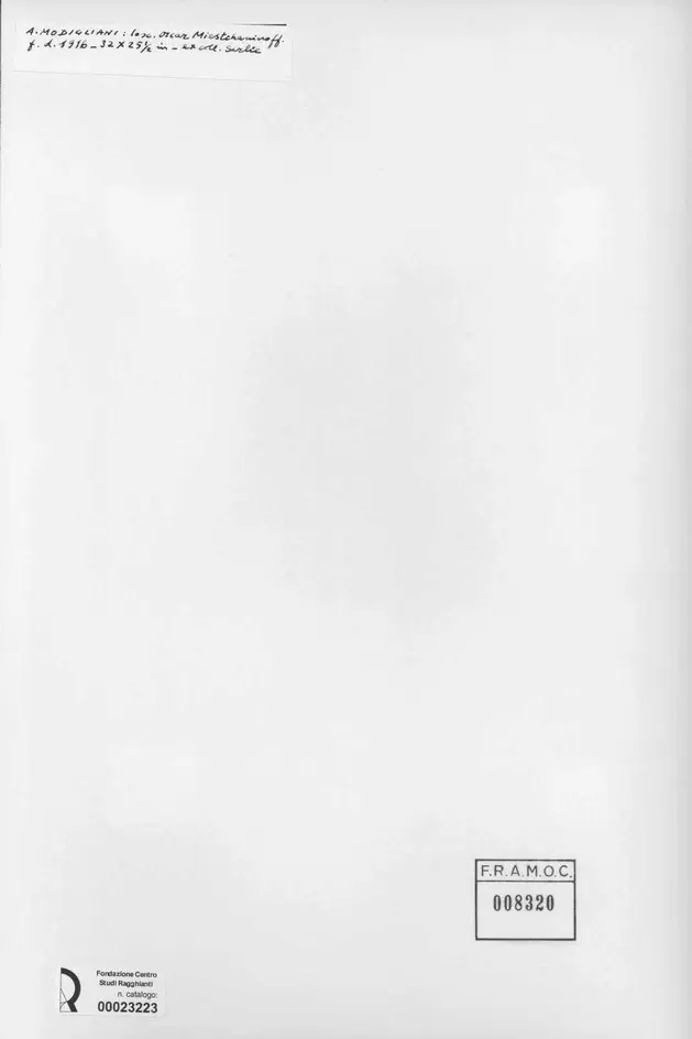 Anonimo, Anonimo , retro