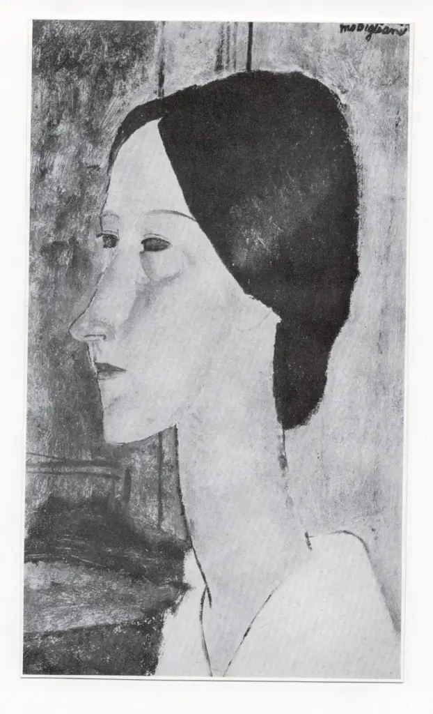 Anonimo , Modigliani, Amedeo - sec. XX - Portrait de Mme Zborowska , fronte
