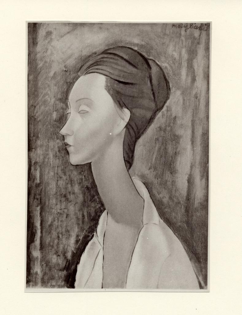 Anonimo , Modigliani, Amedeo - sec. XX - Ritratto di Lunia Chekowska , fronte
