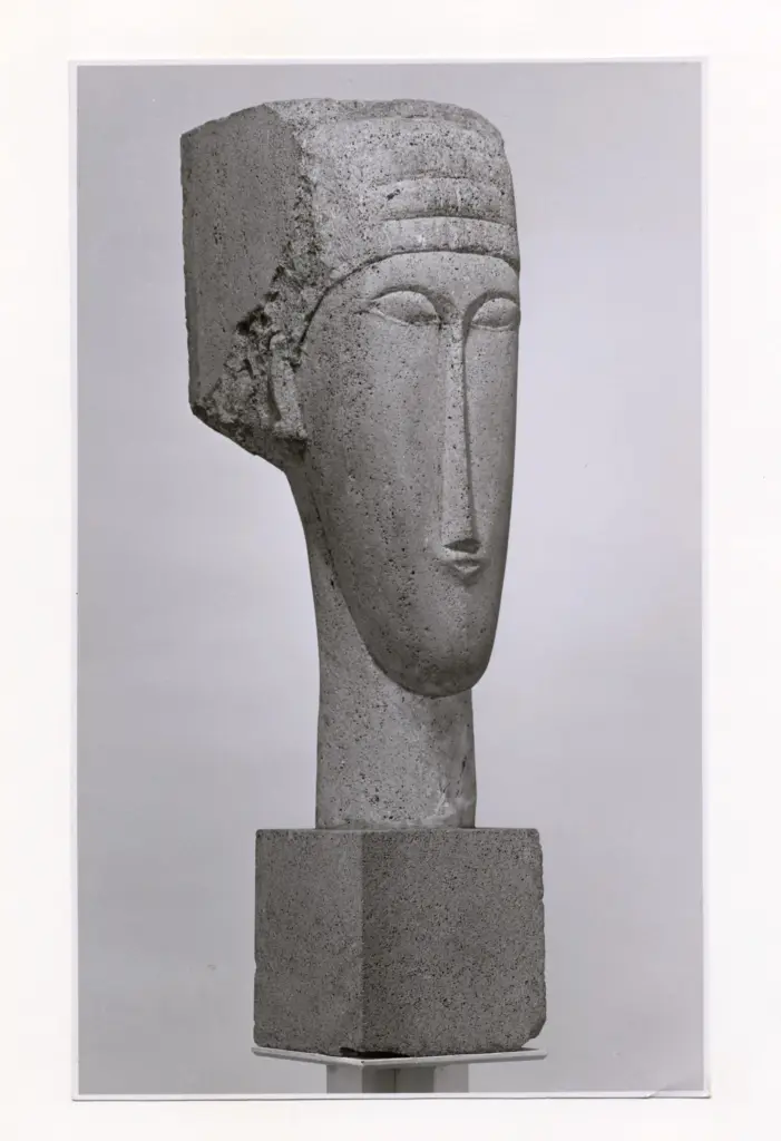 Anonimo , Modigliani, Amedeo - sec. XX - Head , fronte