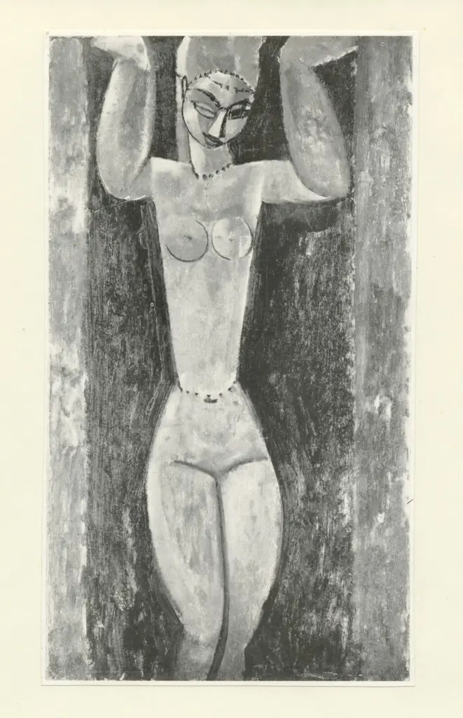 Anonimo , Modigliani, Amedeo - sec. XX - Cariatide , fronte