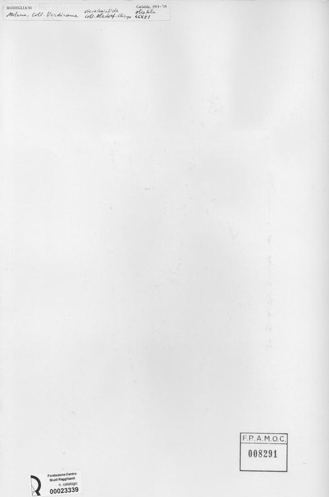 Anonimo , Modigliani, Amedeo - sec. XX - Cariatide , retro