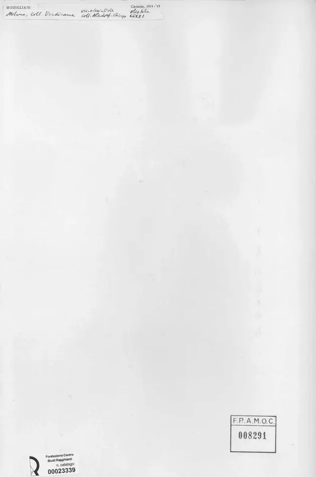 Anonimo , Modigliani, Amedeo - sec. XX - Cariatide , retro