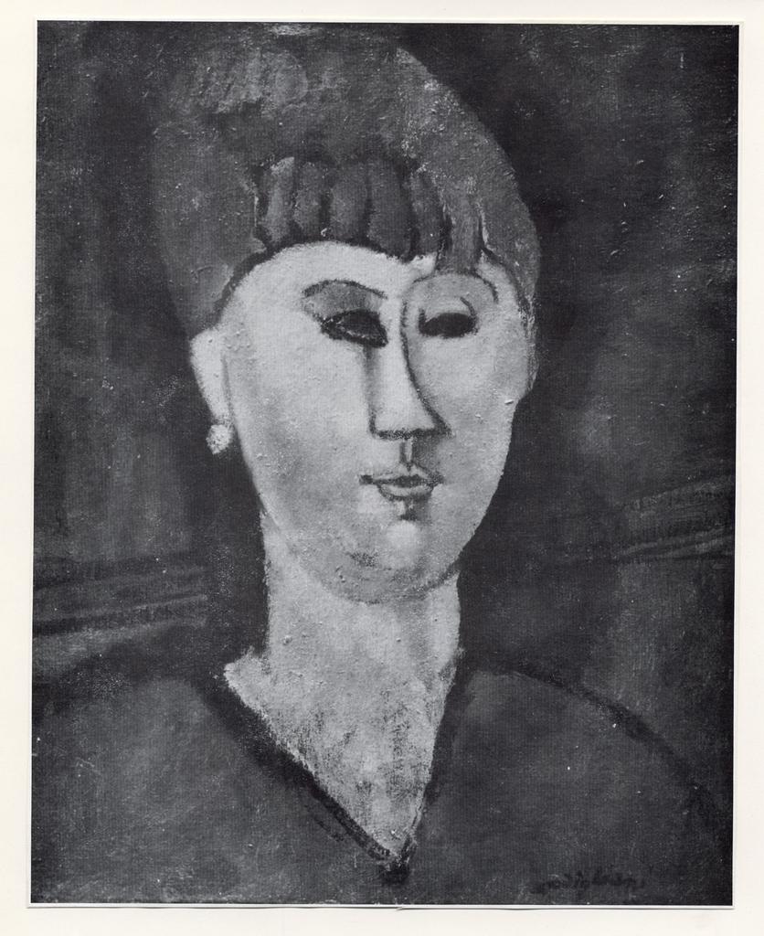 Anonimo , Modigliani, Amedeo - sec. XX - La fille rouge , fronte