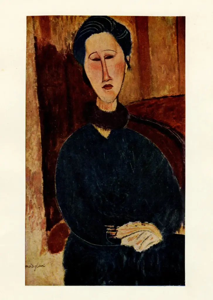 Anonimo , Modigliani, Amedeo - sec. XX - Ritratto di Anna Zborowska , fronte