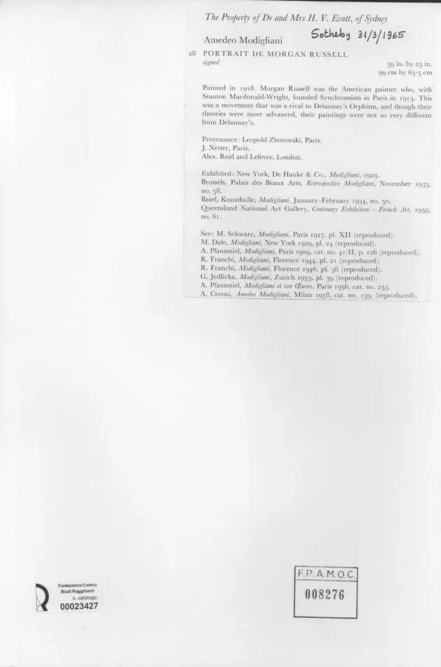 Anonimo, Anonimo , retro