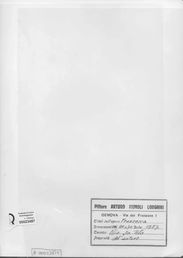 Anonimo, Anonimo , retro