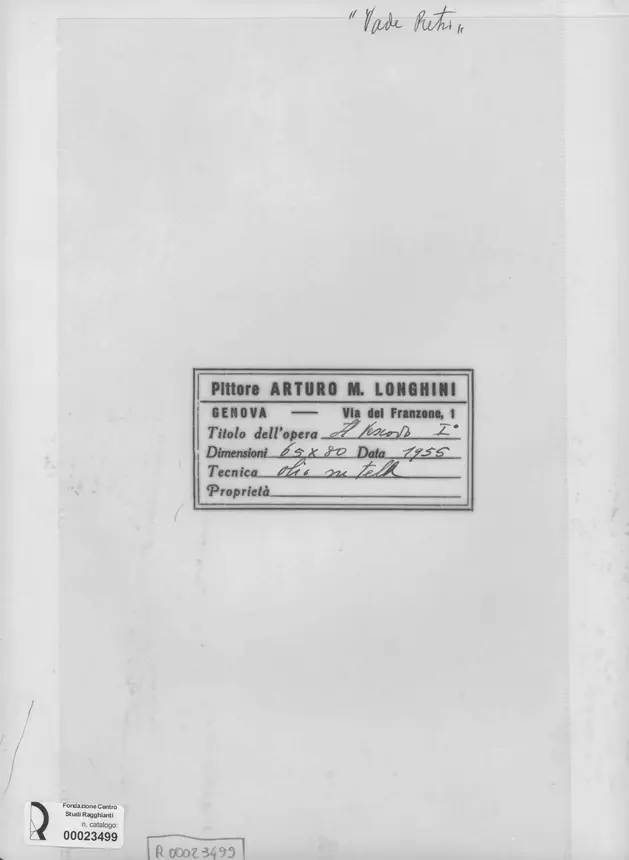 Anonimo, Anonimo , retro