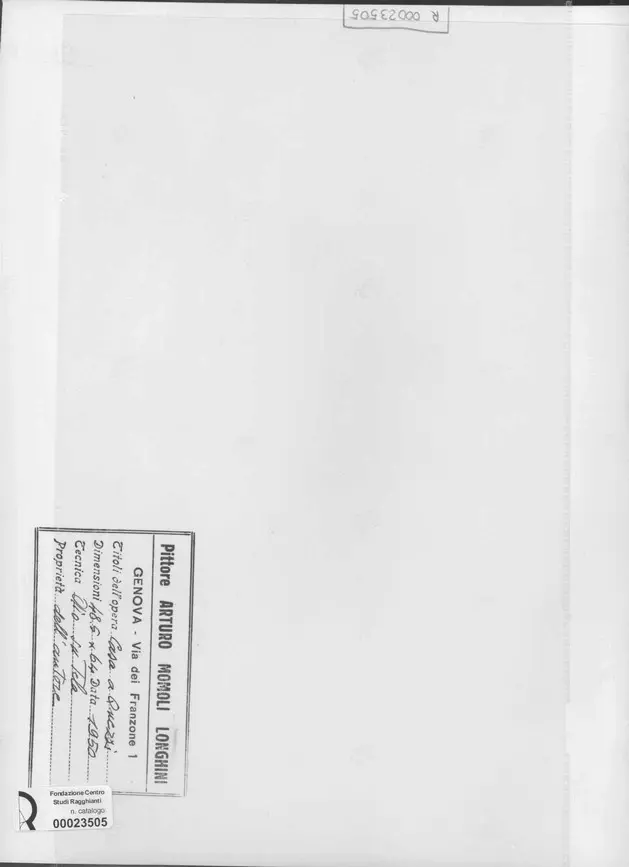 Anonimo, Anonimo , retro